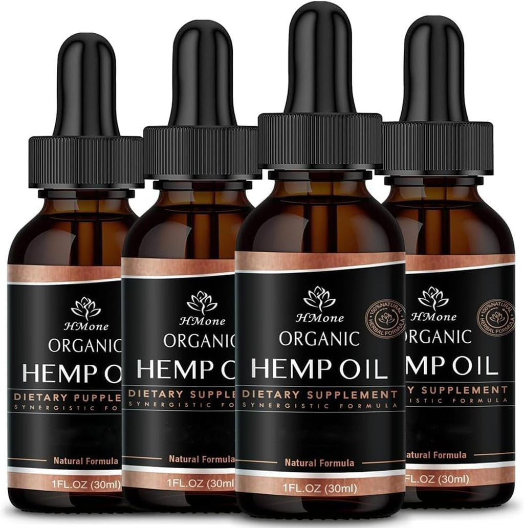 Hemp Oil 4 Packs CO2 Extract Drops E4515