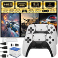 4K HDMI Retro Gaming Console with 64GB TF Card and 2.4G Wireless Controllers Q312