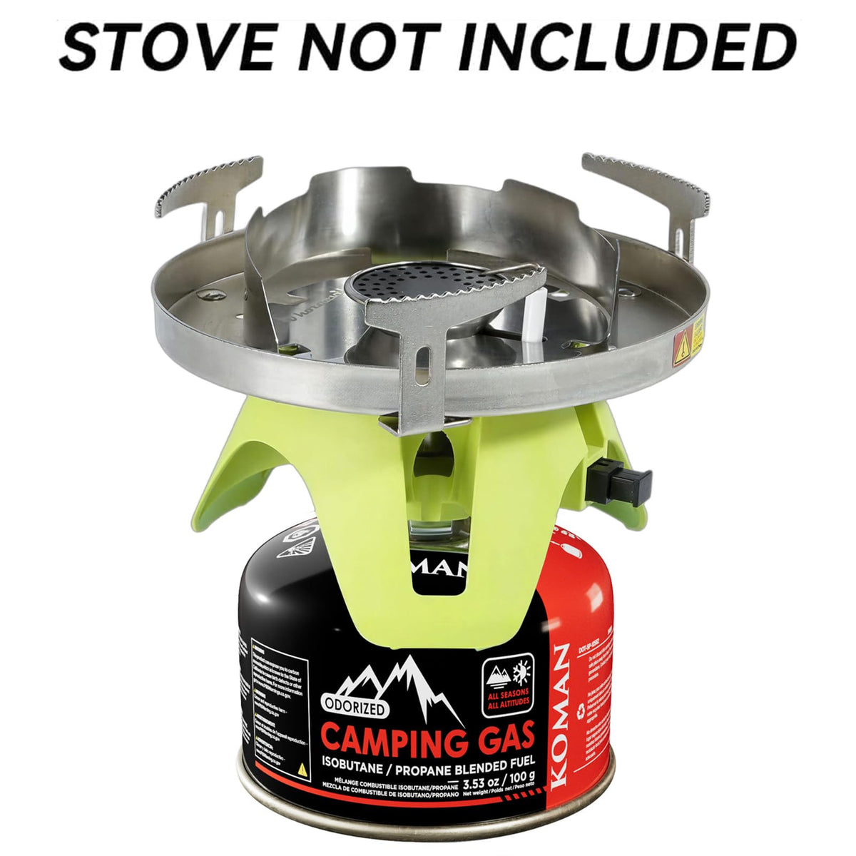 Isobutane Butane Propane Blend Camping Fuel Canister 4 Pack T503712