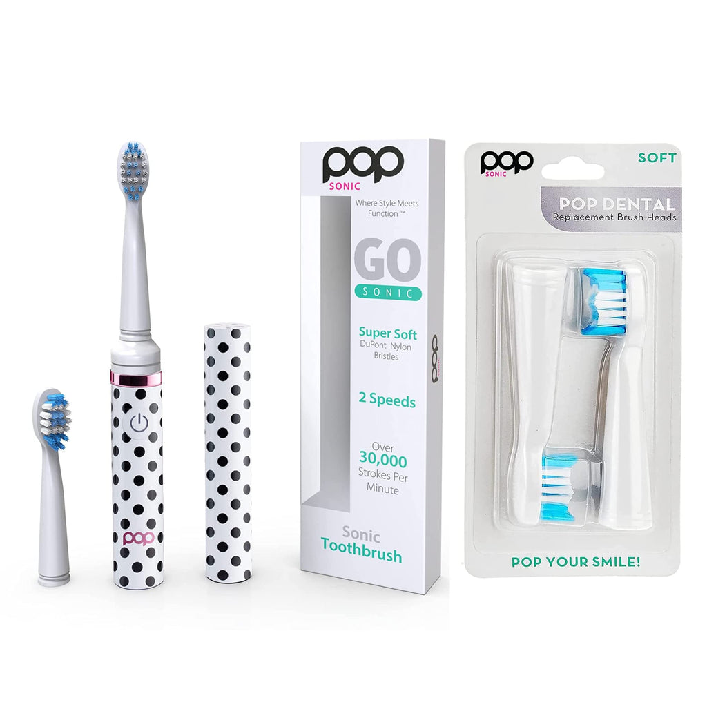 Electric Toothbrush with 2 Replacement Heads Y447853