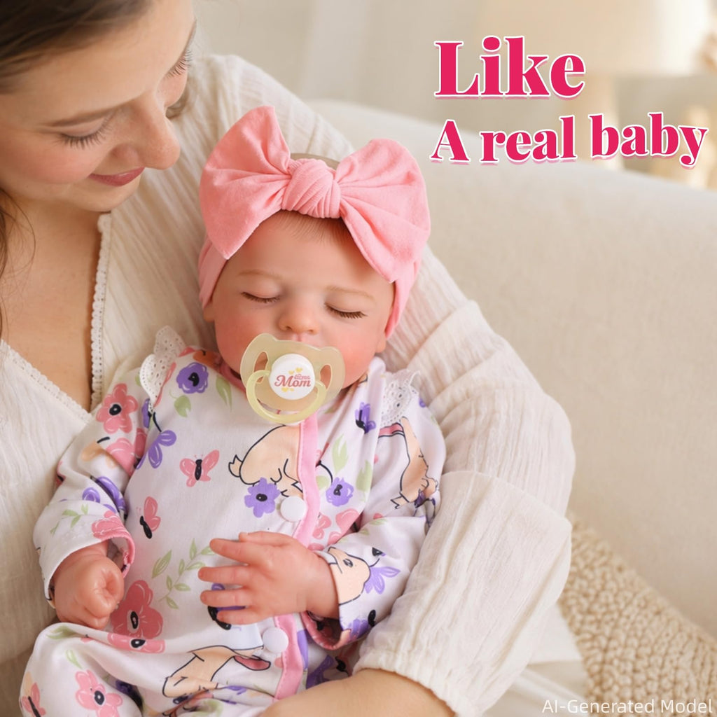 20 Inch Closed-Eye Reborn Baby Doll P2374