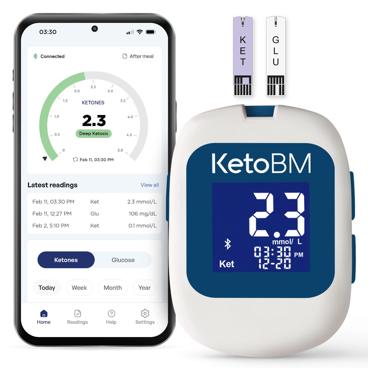 Blood Glucose & Ketone Monitoring System Starter Kit X34811