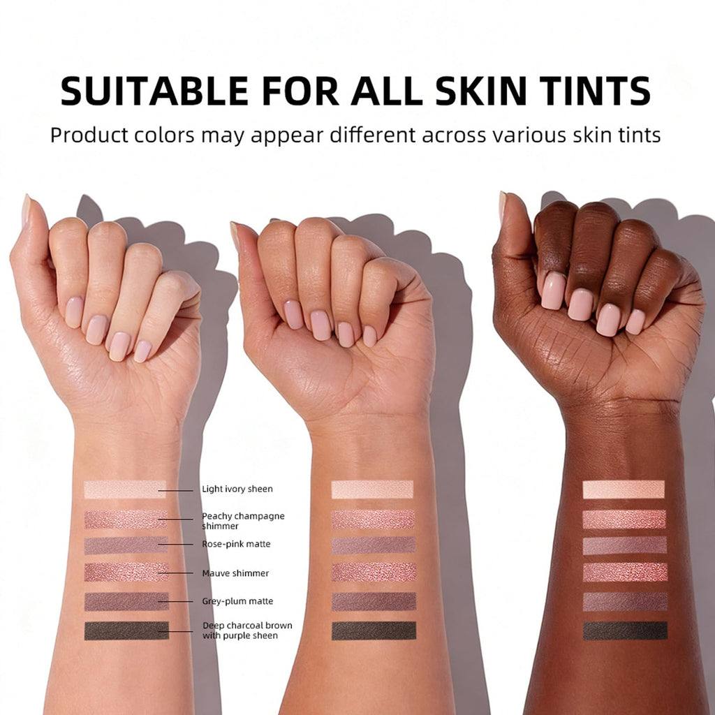 Mini 6 Color Matte & Shimmer Eyeshadow Palette S66607