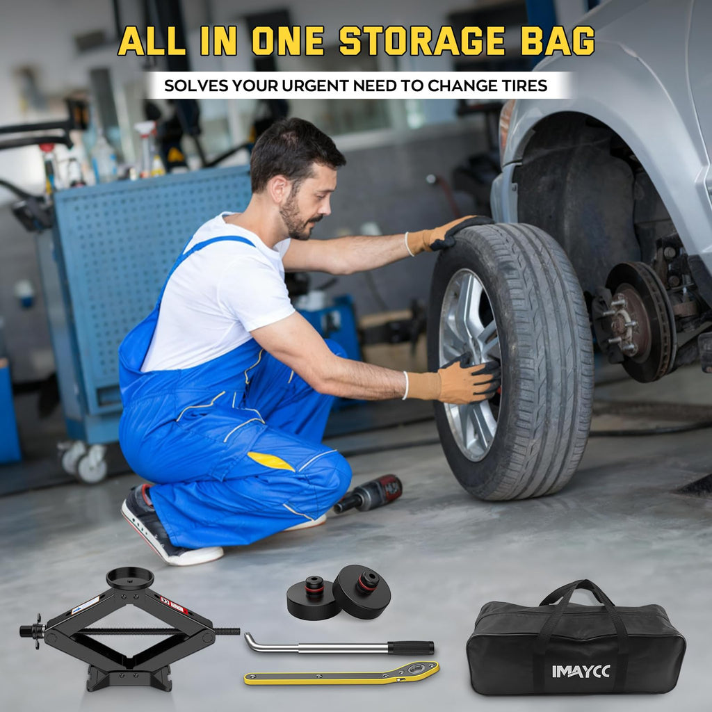 3 Ton Scissor Jack with Lug Wrench U33236