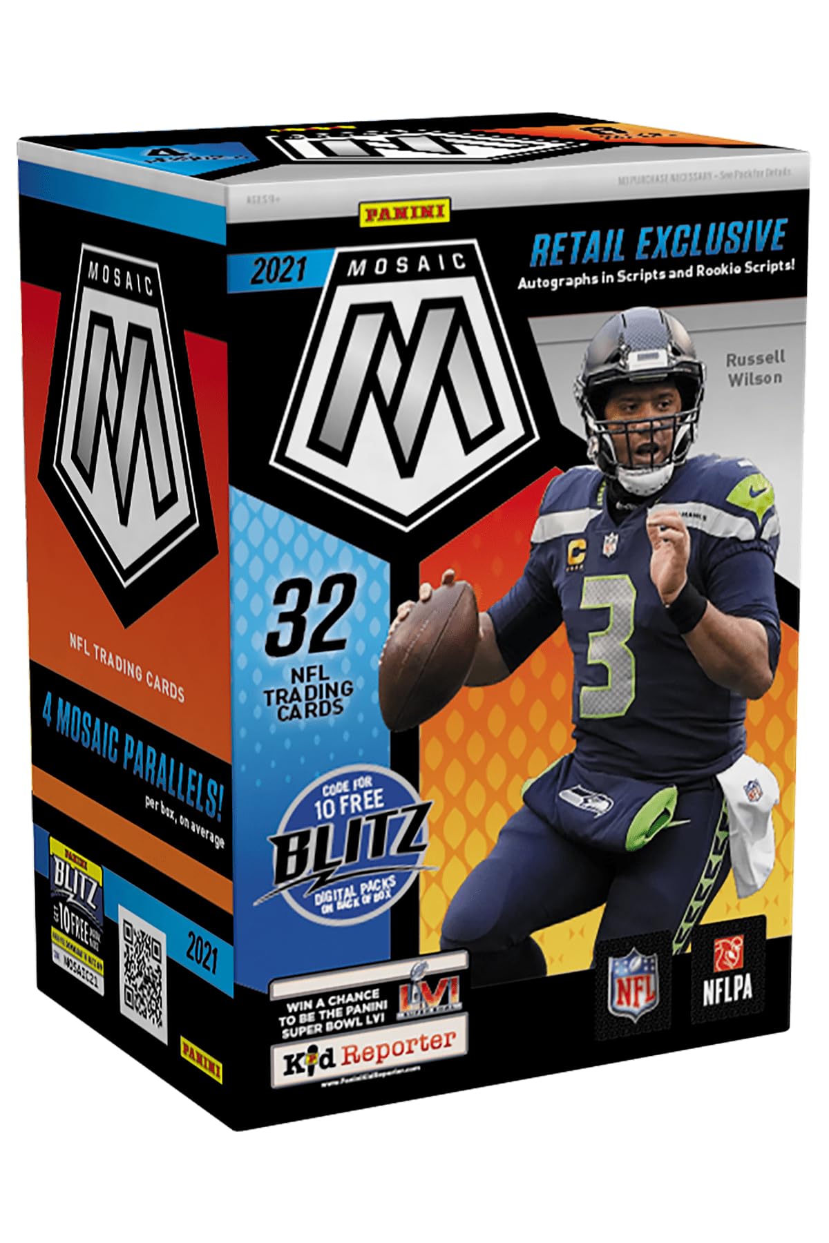 2021 Panini Mosaic NFL Football Blaster Box 32 Cards V168858