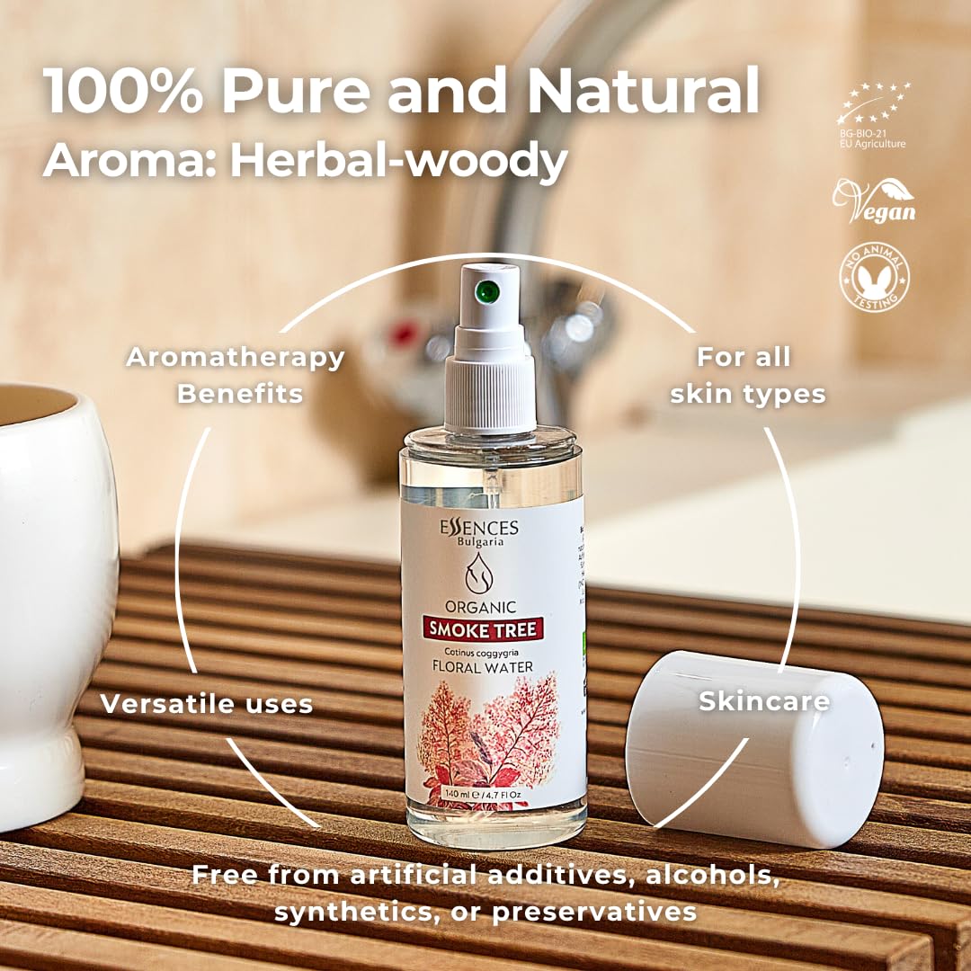 Organic Smoke Tree Floral Water 8.5 Fl Oz E726111