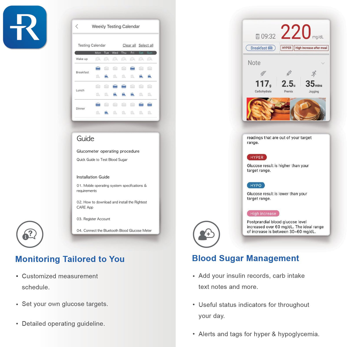 Bluetooth Blood Glucose Monitor System M5349