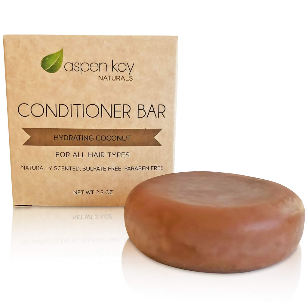 Coconut Shampoo & Conditioner Bar With Mini Soap Dish I81647