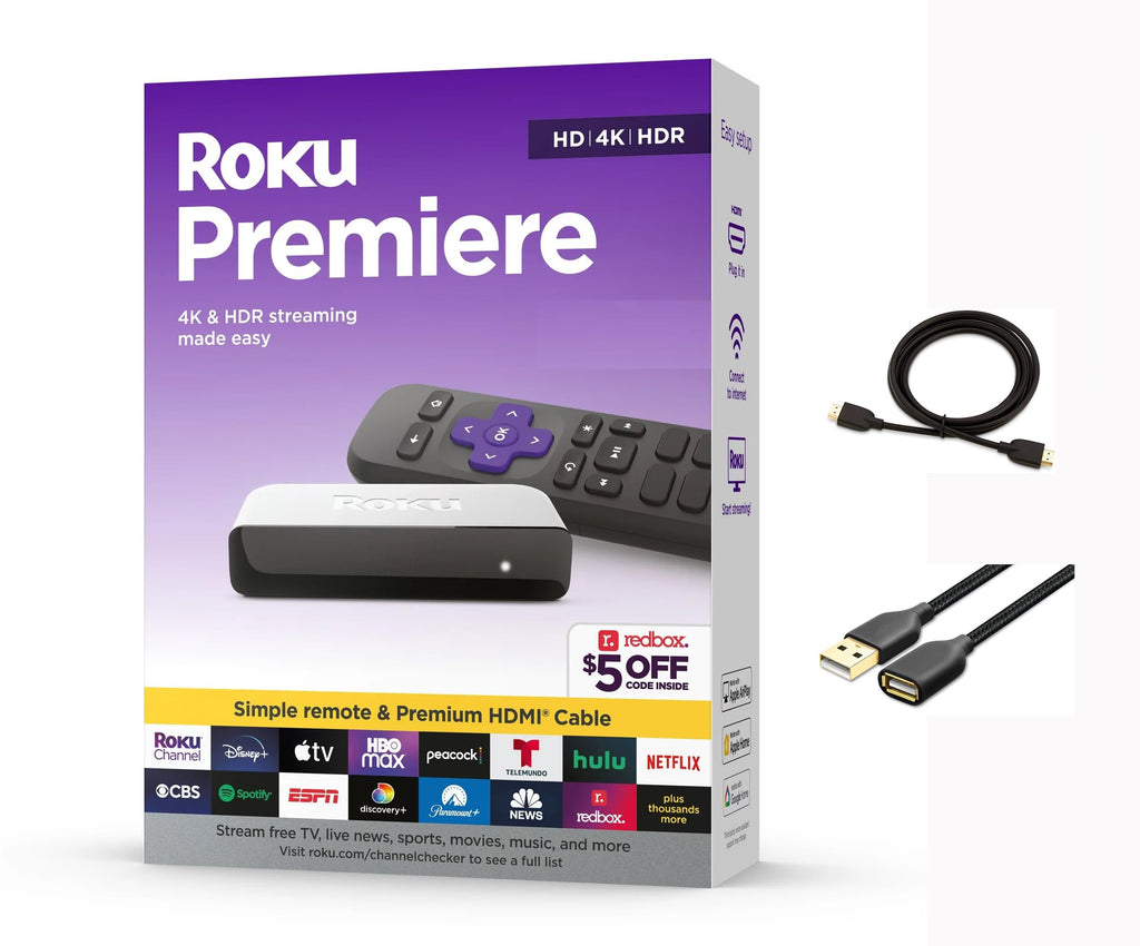 4K HDR Streaming Media Player with HDMI Cable and Remote B995