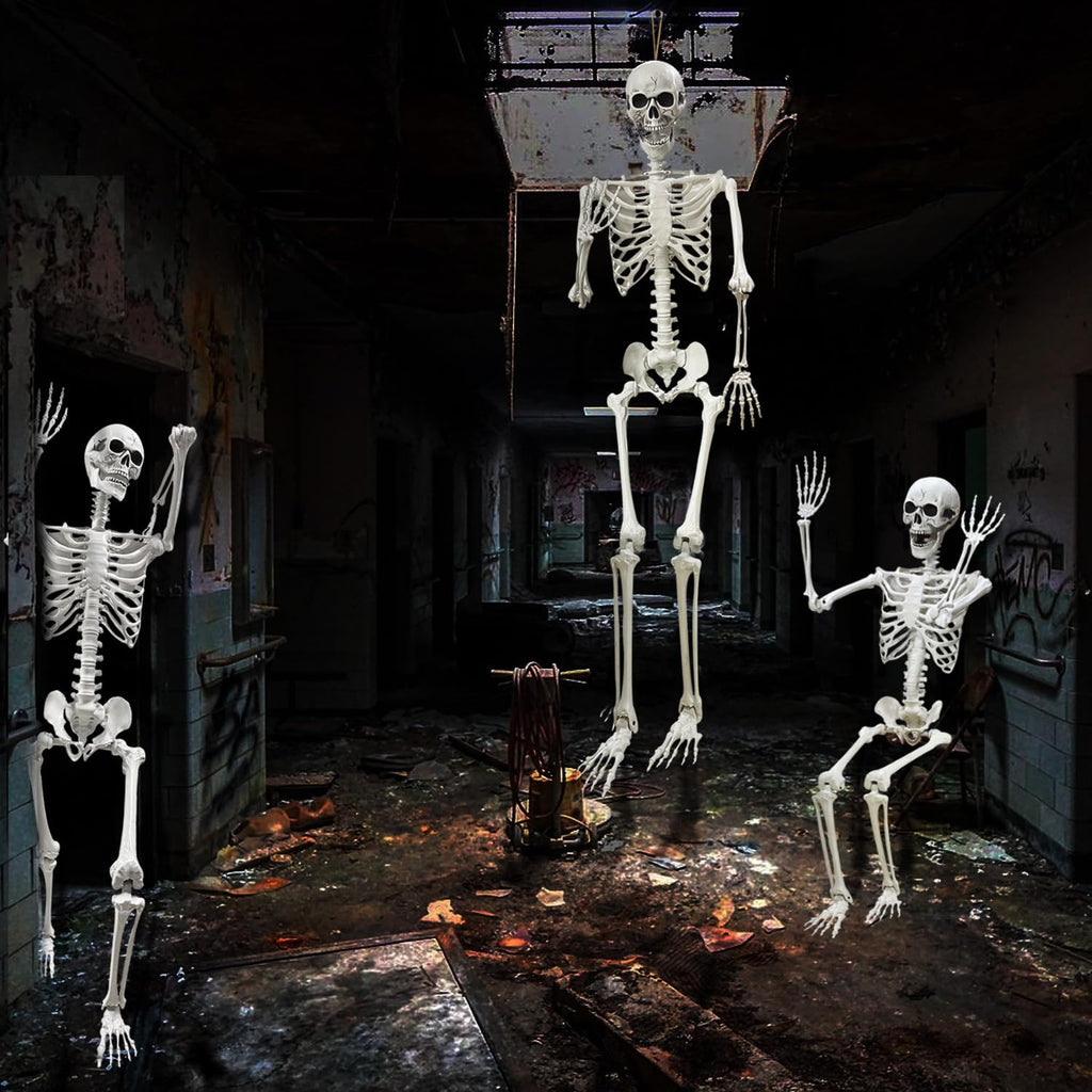 5.4Ft Life Size Human Skeleton with Movable Joints W50675