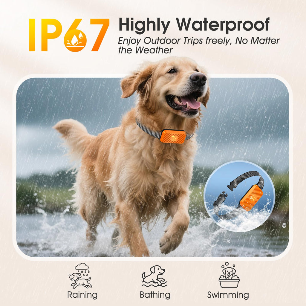 Dog Bark Collar with 7 Sensitivity, 3 Modes I248