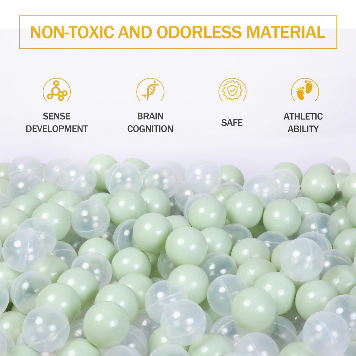 Crush Proof Plastic Ball Pit Balls Pack of 100 T323897