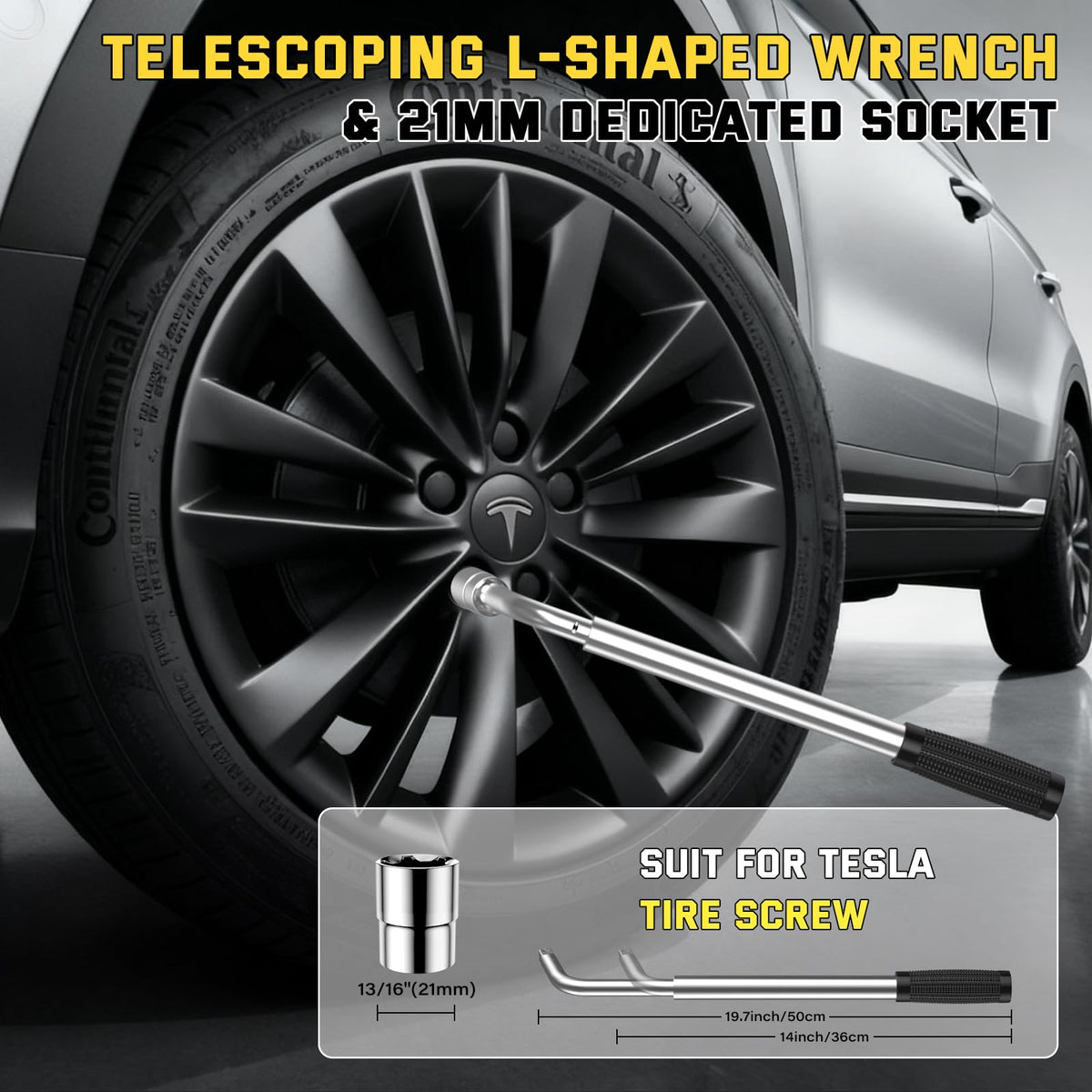 3 Ton Scissor Jack with Lug Wrench U33236