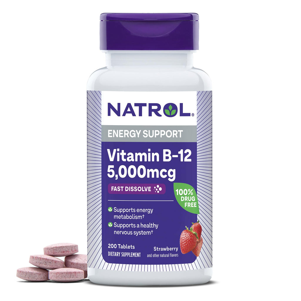 B12 5000 mcg Fast Dissolve 200 Tablets Z862464