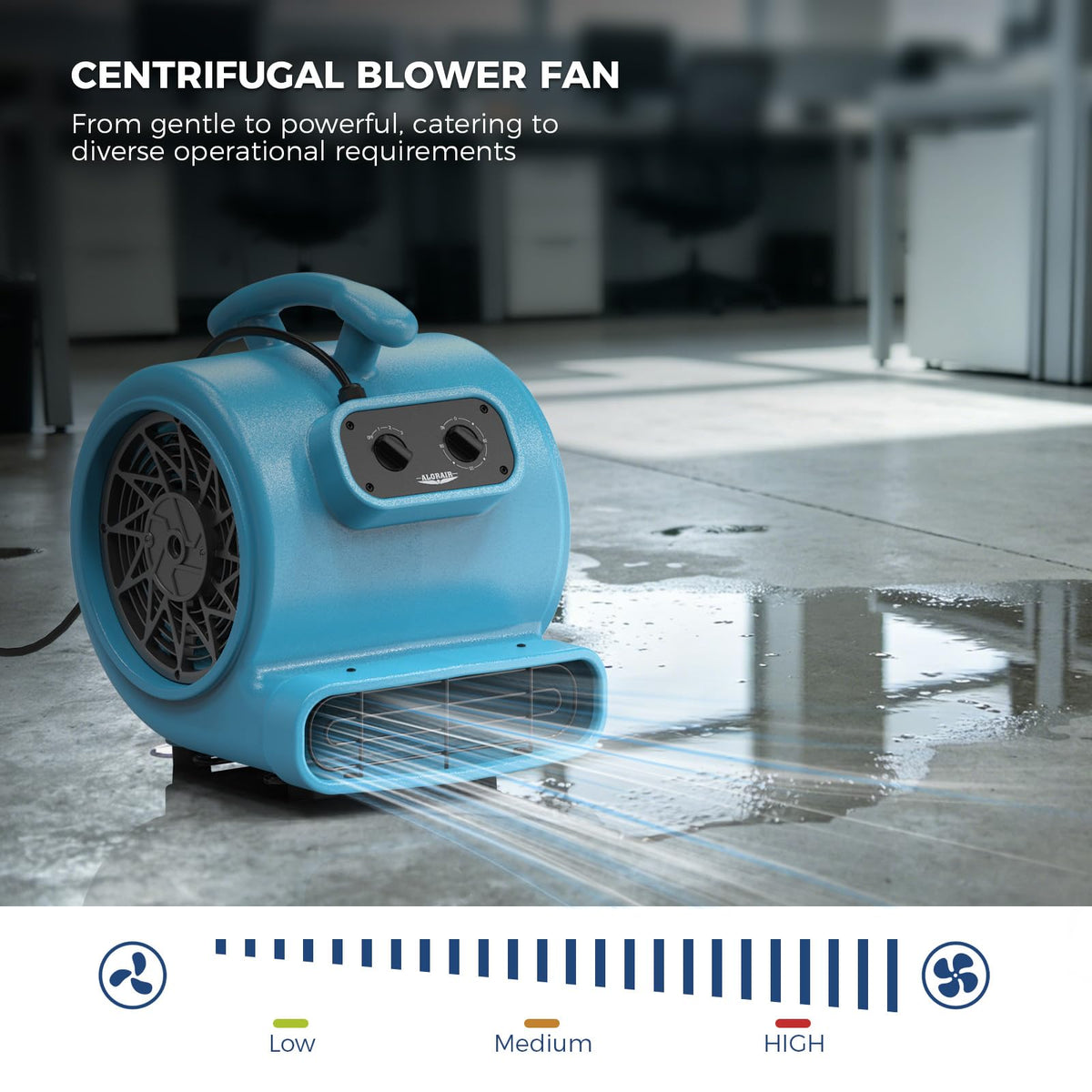 3 Speed Floor Drying Fan K585