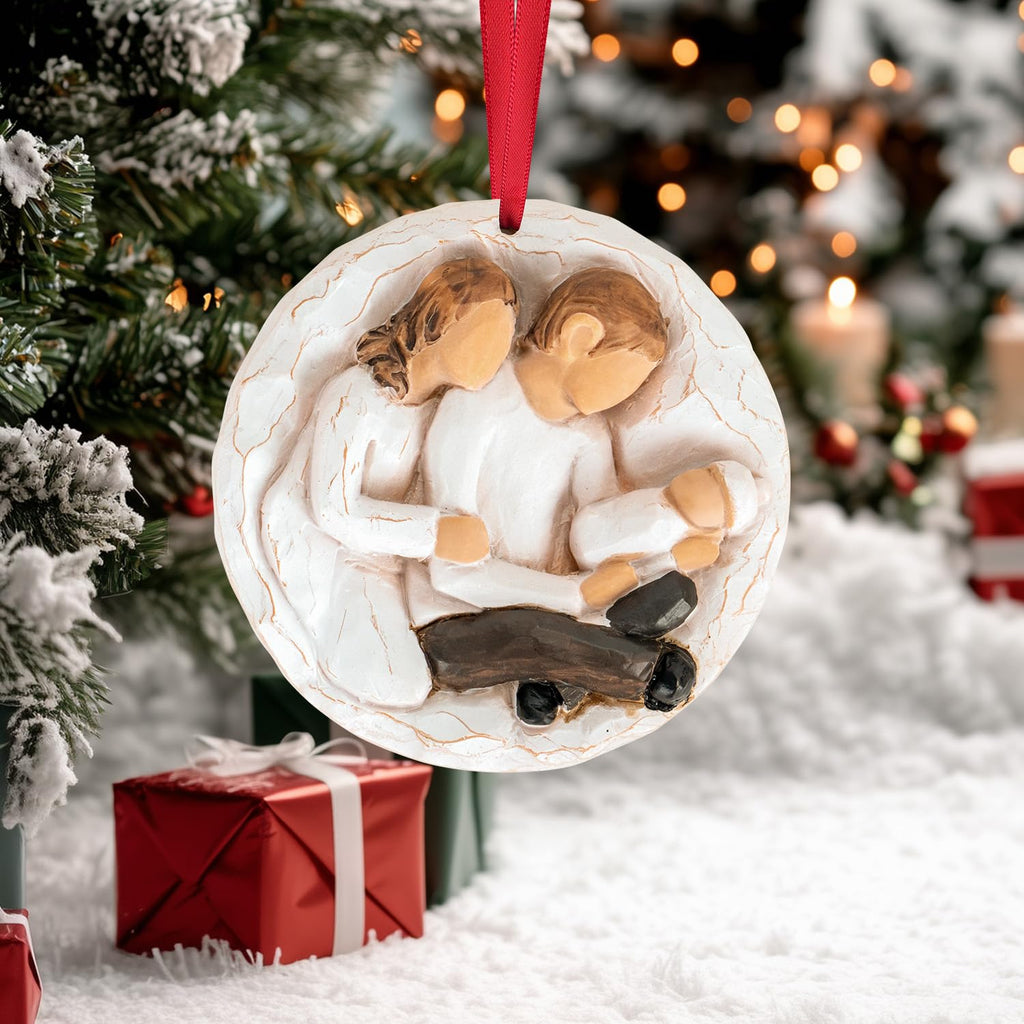 Baby First Christmas Ornament 2026 3D Resin Sculpture Z4004