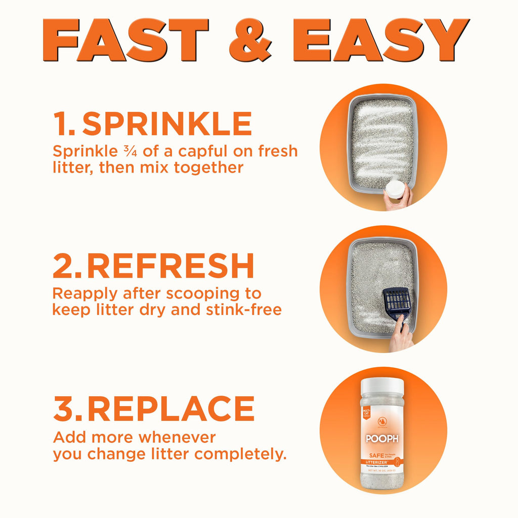 Cat Litter Odor Eliminator Additive 16 fl oz Bottle W768277