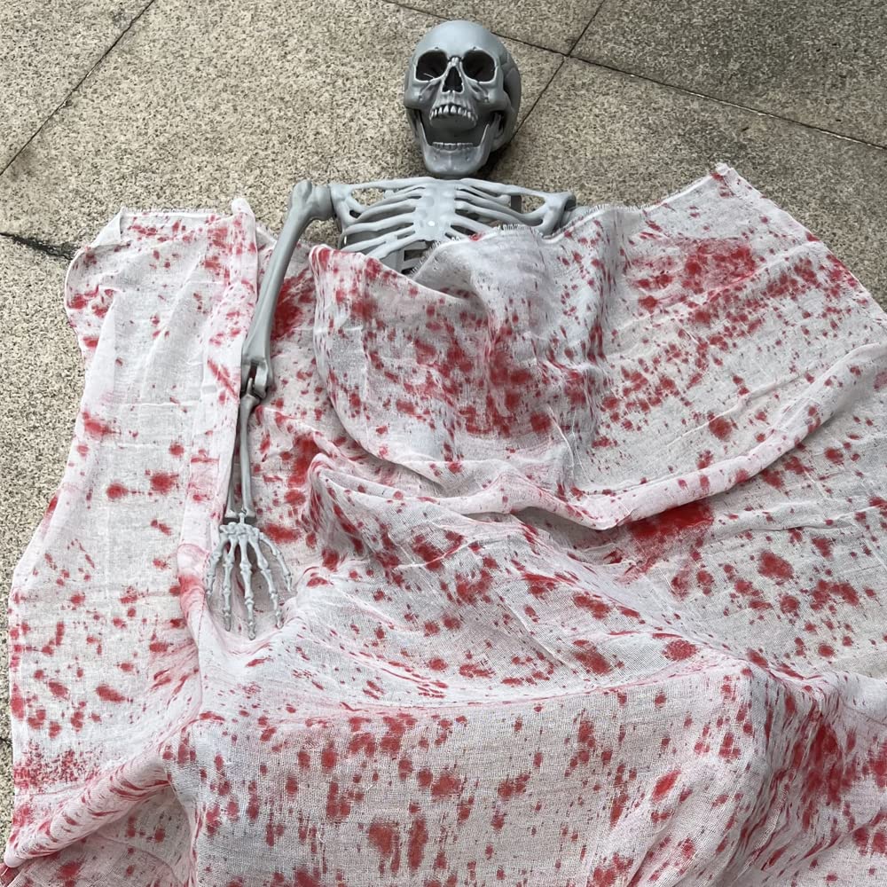 5.4Ft Life Size Human Skeleton with Movable Joints W50675