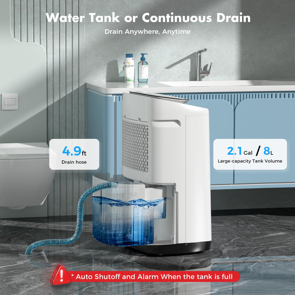 80 Pint Dehumidifier with Drain Hose A216