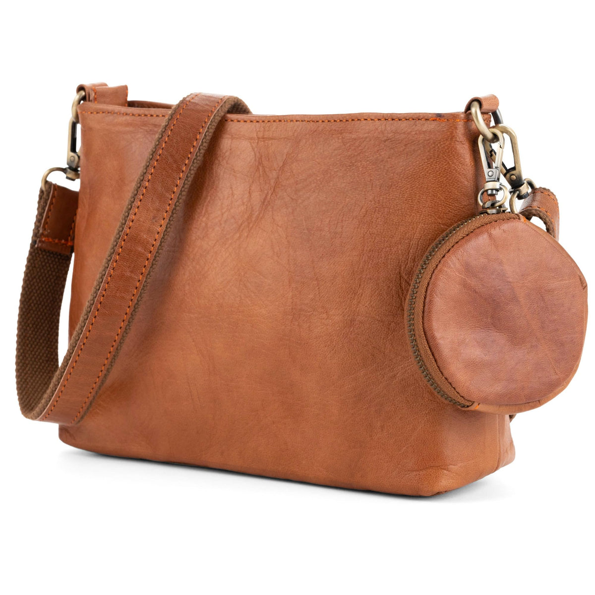 Full Grain Leather Crossbody Purses R8001