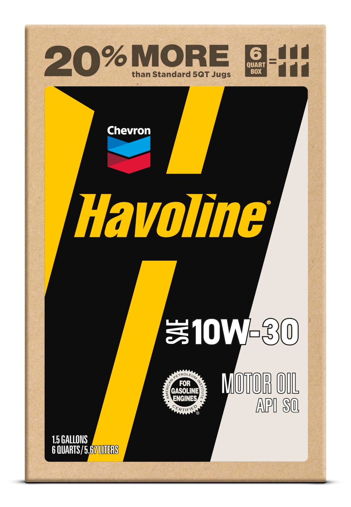 10W-40 Motor Oil 6 Quarts Pack of 2 C6831