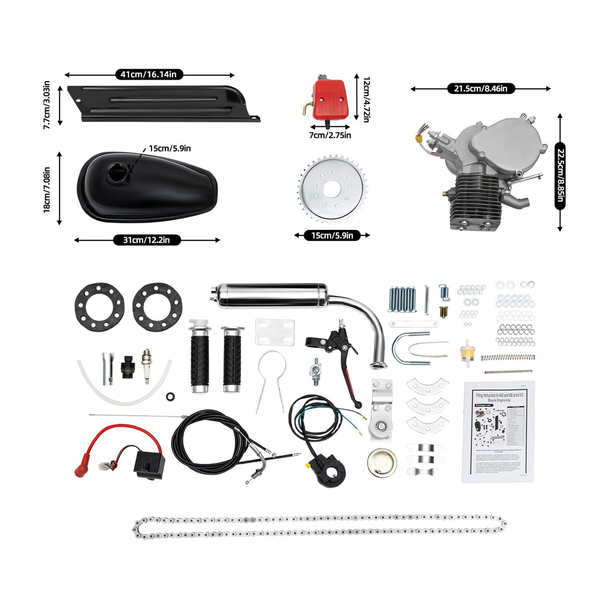 100CC 2-Stroke Bicycle Engine Kit O117020