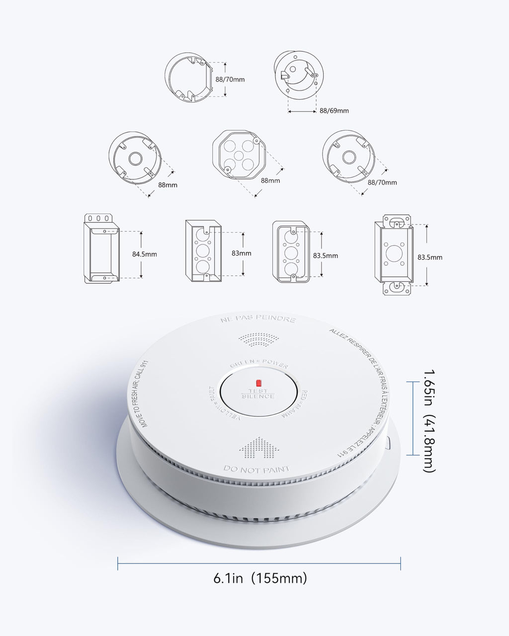 Smoke & Carbon Monoxide Alarm S247
