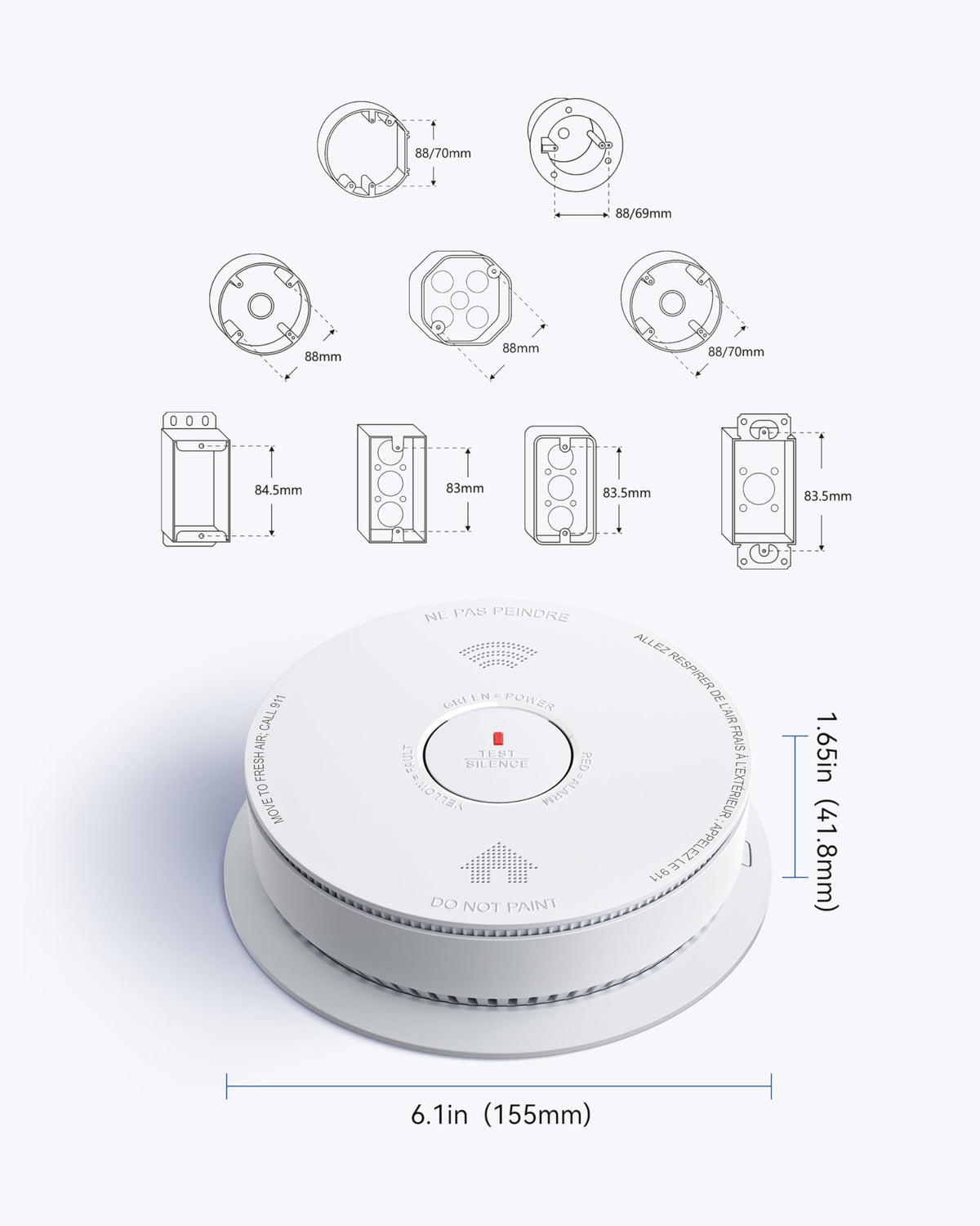Smoke & Carbon Monoxide Alarm S247