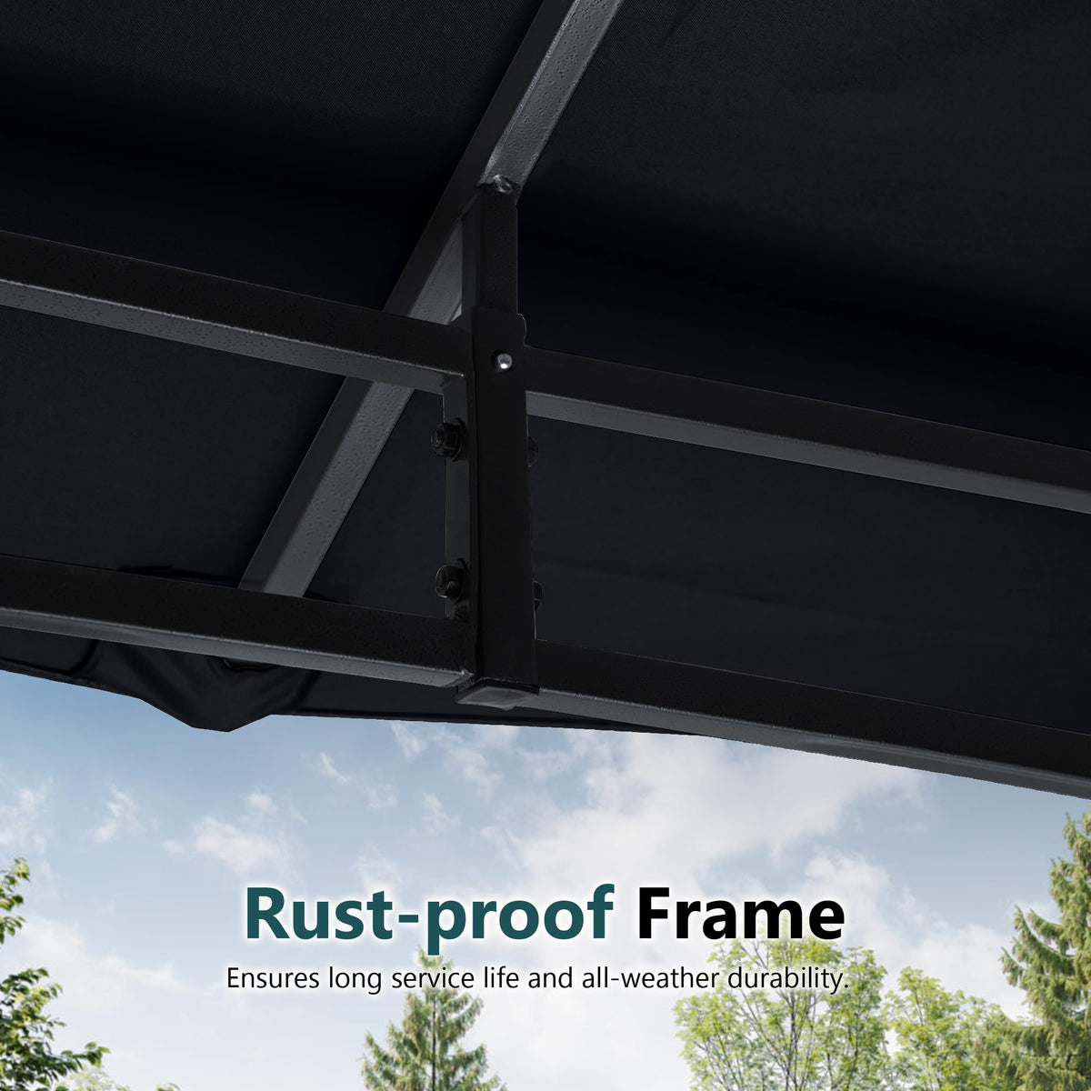 10x12 ft Heavy Duty Patio Gazebo with Netting Walls U848
