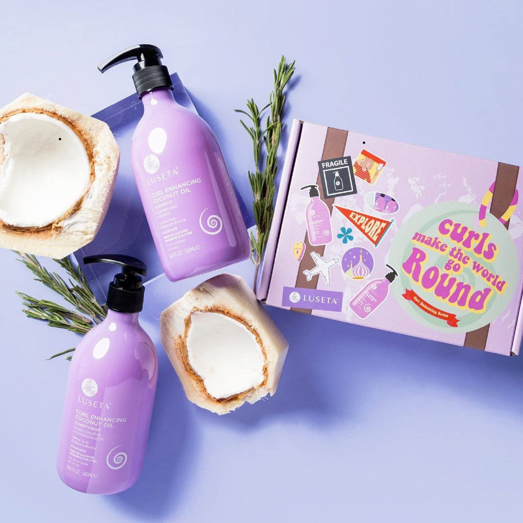 Coconut Oil Shampoo & Conditioner Set and Leave in Conditioner W872427