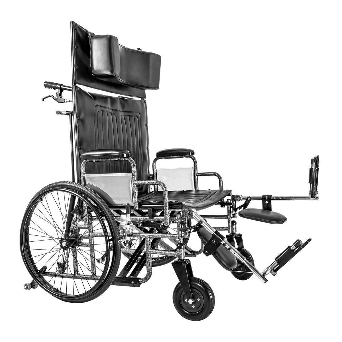 28" Wide Seat Bariatric Reclining Manual Wheelchair with Elevating Leg Rests K9280