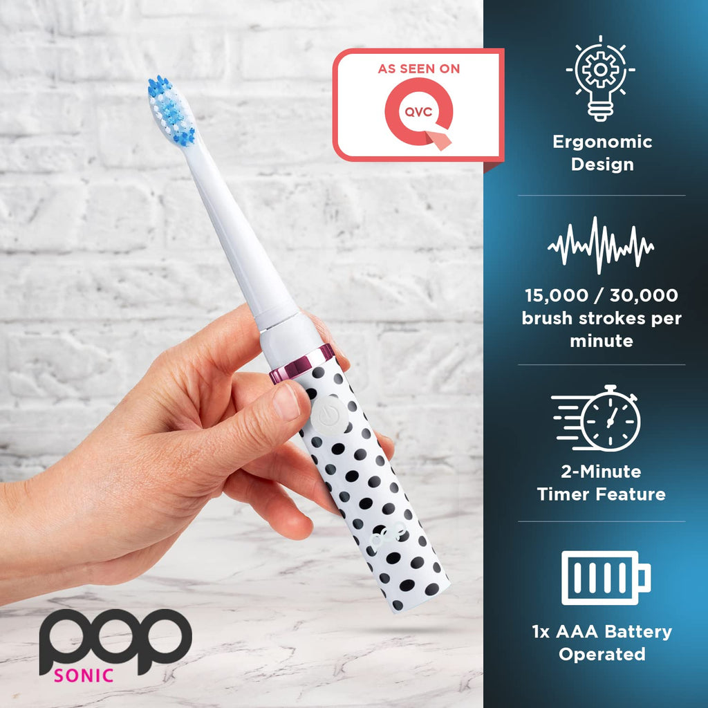 Electric Toothbrush with 2 Replacement Heads Y447853