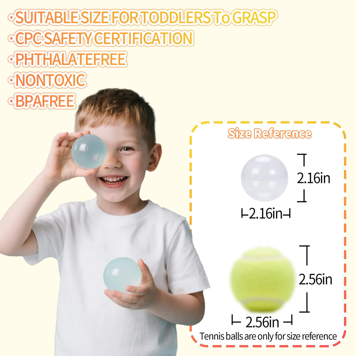 Crush Proof Plastic Ball Pit Balls Pack of 100 T323897