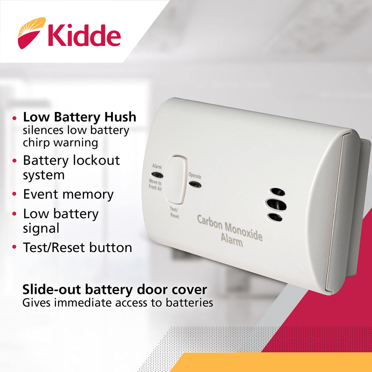 Battery Powered Smoke and Carbon Monoxide Detector W499180