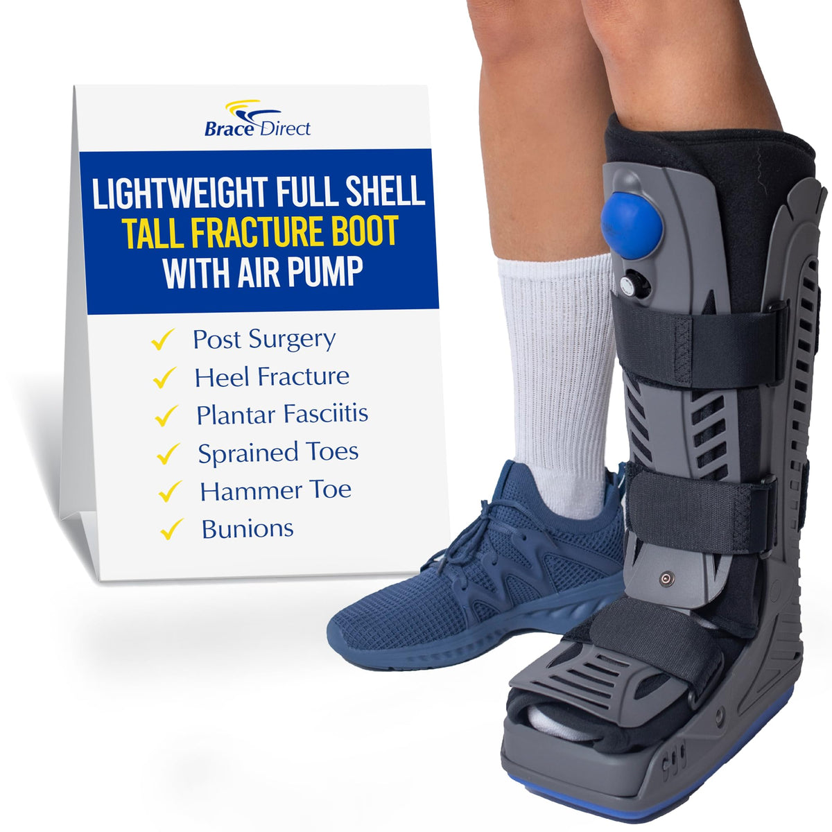 Tall Air Pump Walking Boot K634