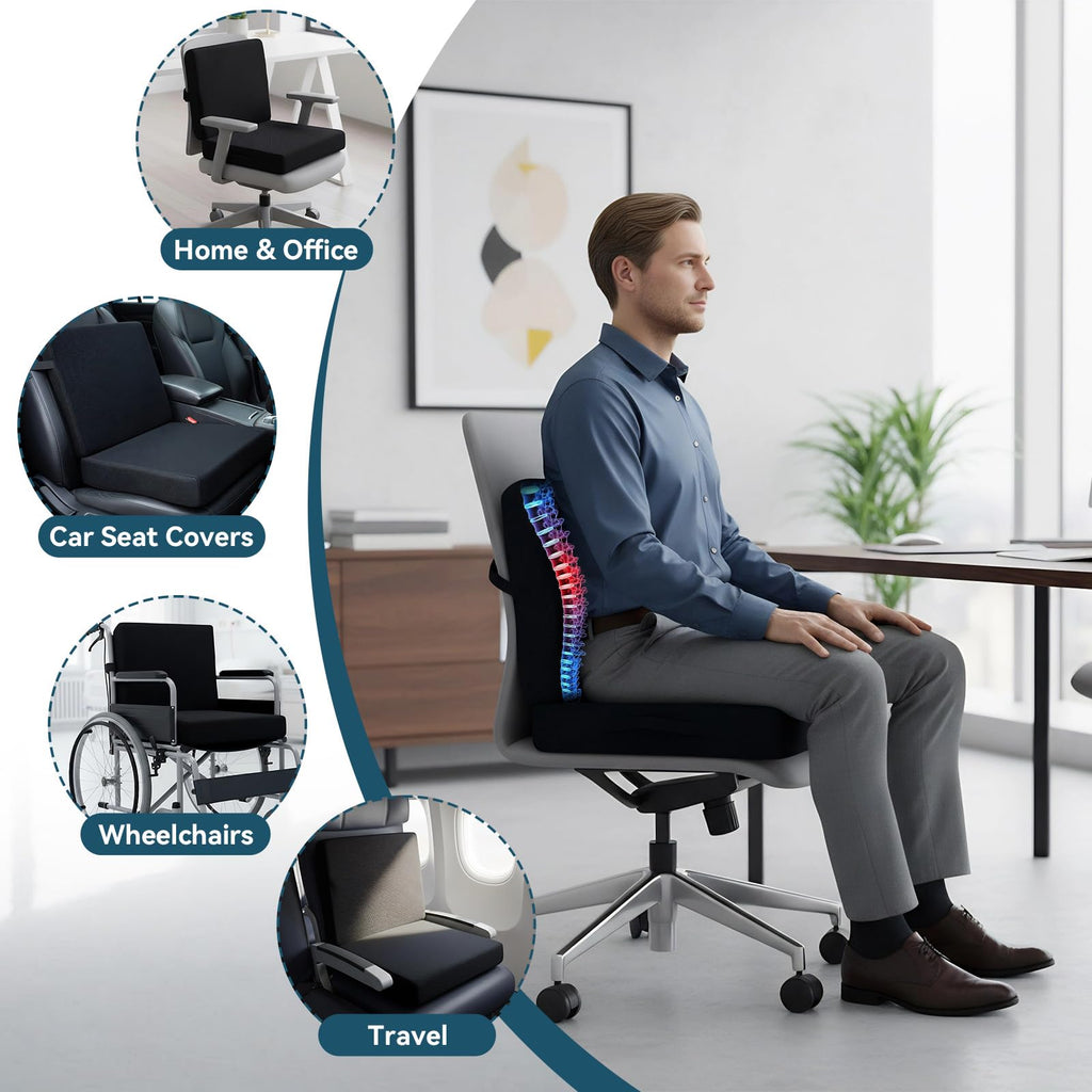 Car Seat Cushion with Backrest U530496