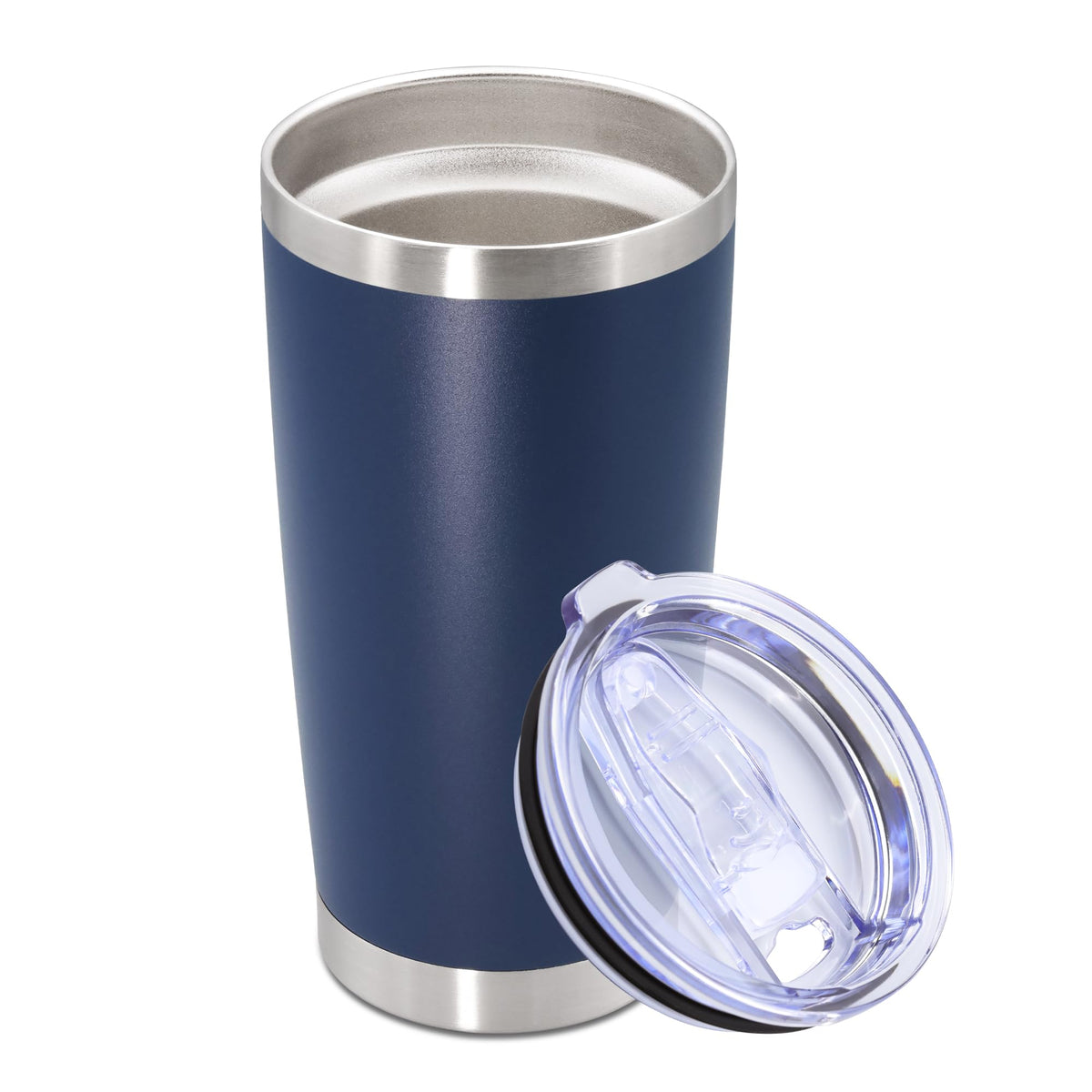 20oz Stainless Steel Tumbler with Lid Navy L137496