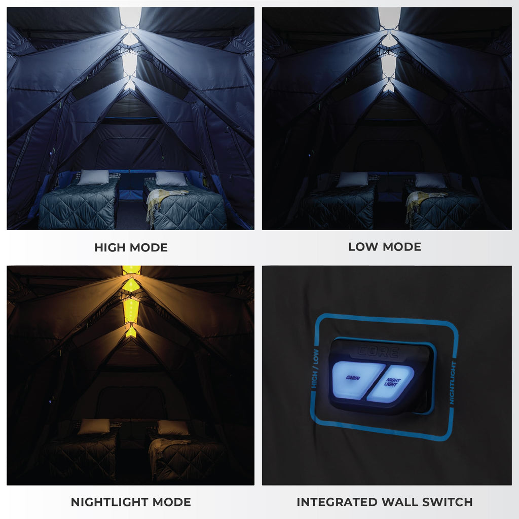 Instant Cabin Tents with LED Lights K910726
