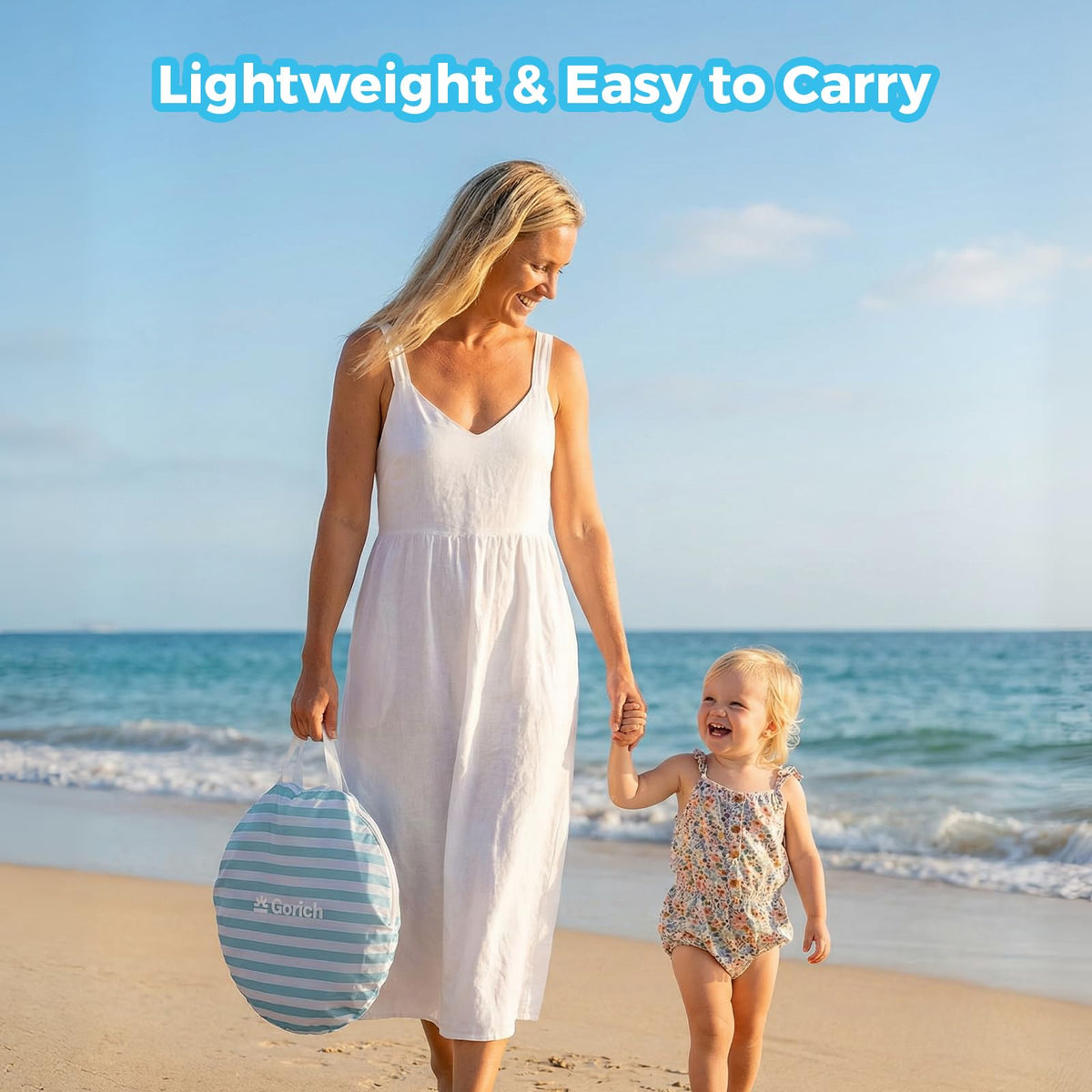 Pop Up Baby Beach Tent with UPF50+ UV Protection F51864