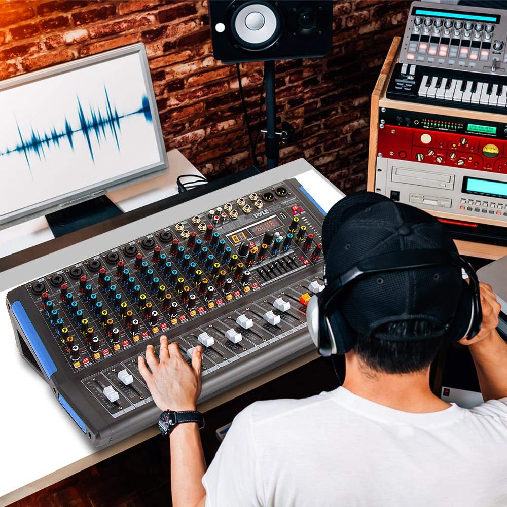 4-Channel Bluetooth Audio Mixer with USB and XLR U296768