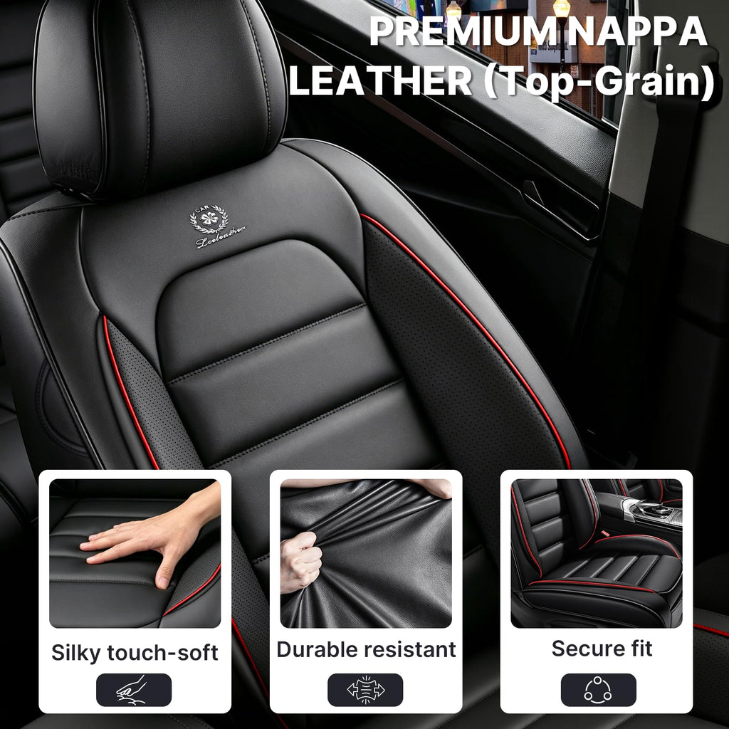 Waterproof Leather Car Seat Covers Set of 5 O813