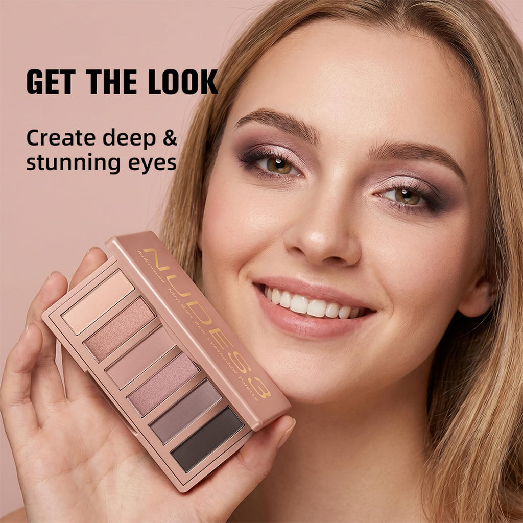 Mini 6 Color Matte & Shimmer Eyeshadow Palette S66607
