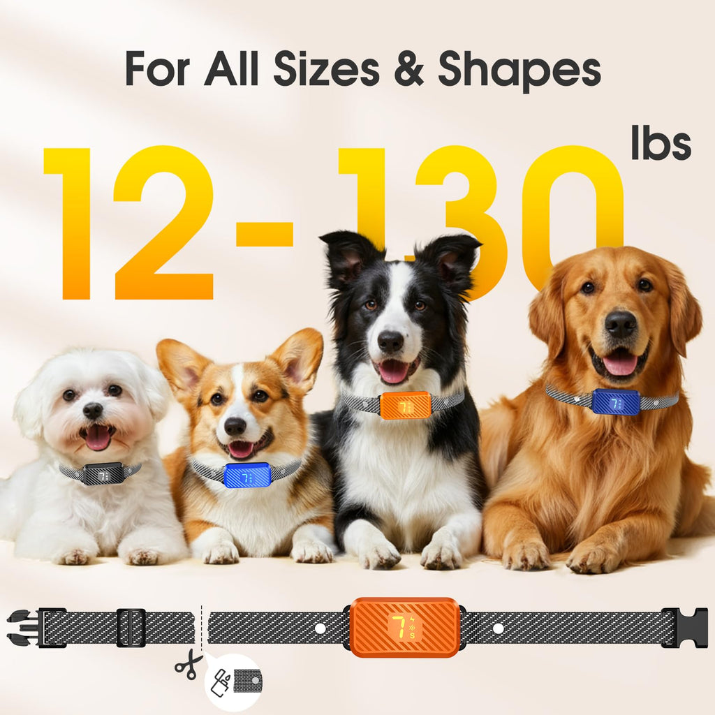 Dog Bark Collar with 7 Sensitivity, 3 Modes I248