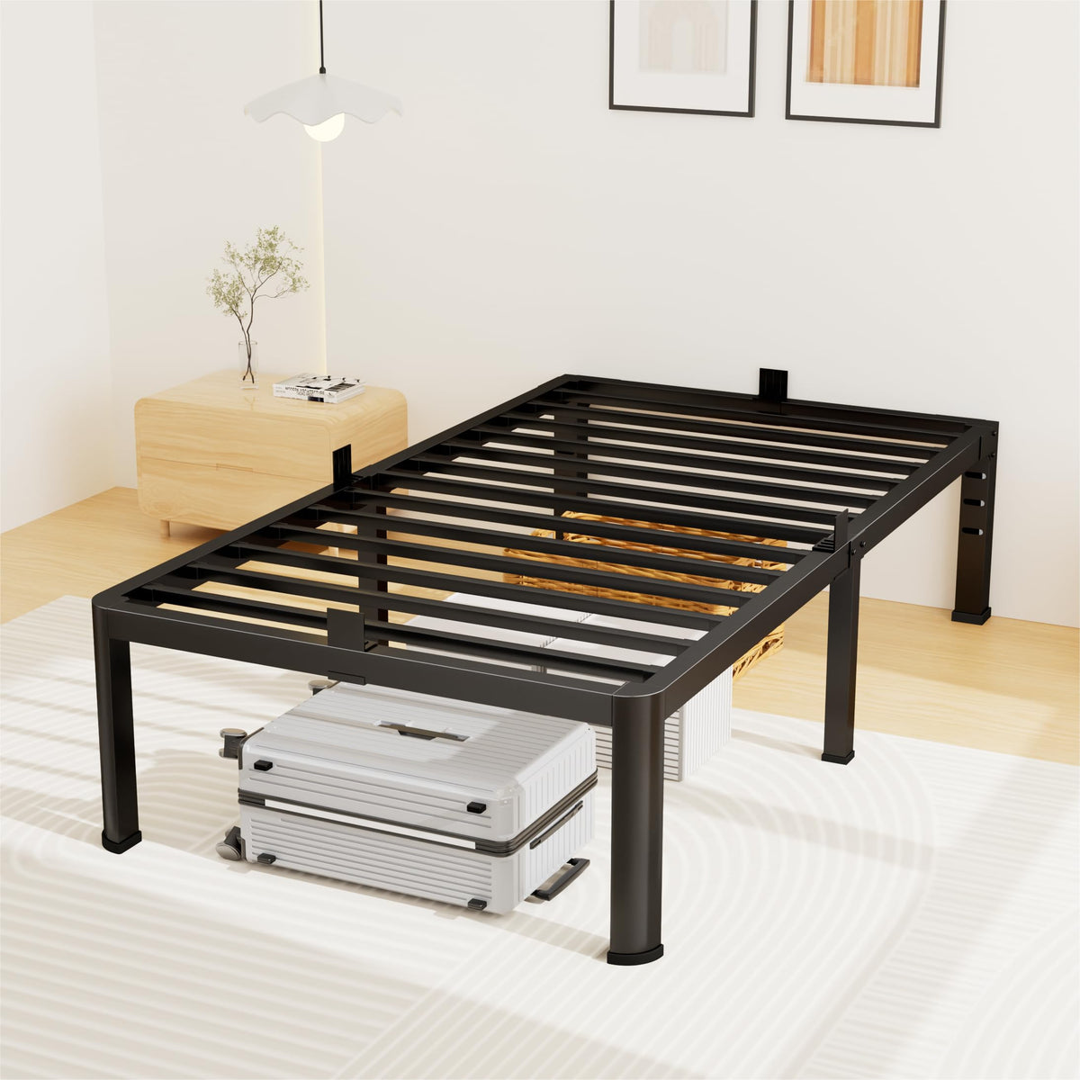 14 Inch Twin Metal Bed Frame O267