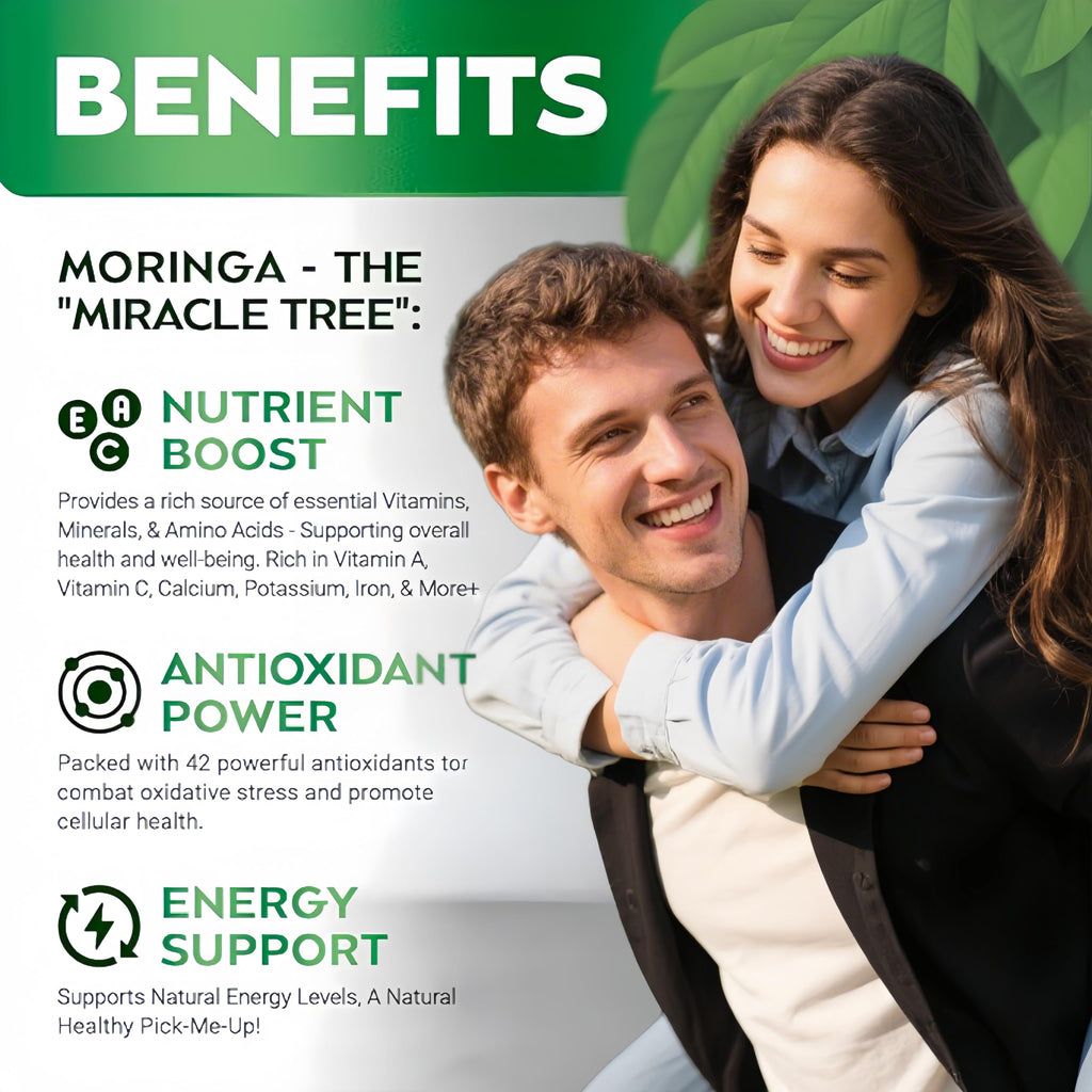 Organic Moringa Capsules 1000mg P753