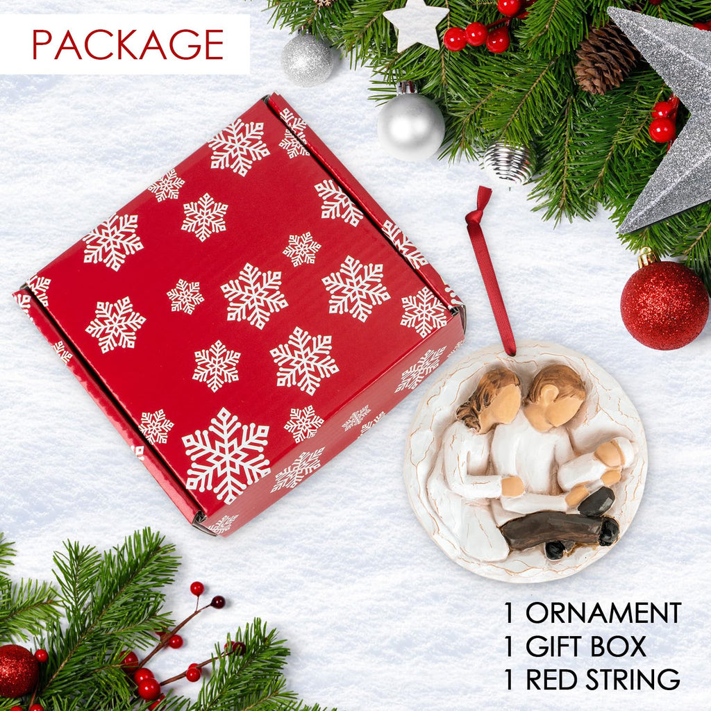 Baby First Christmas Ornament 2026 3D Resin Sculpture Z4004