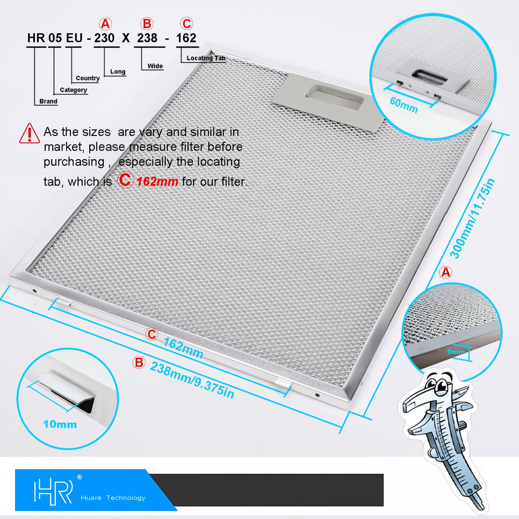Hood Filter 9.375x11.75 2 Pack J52617