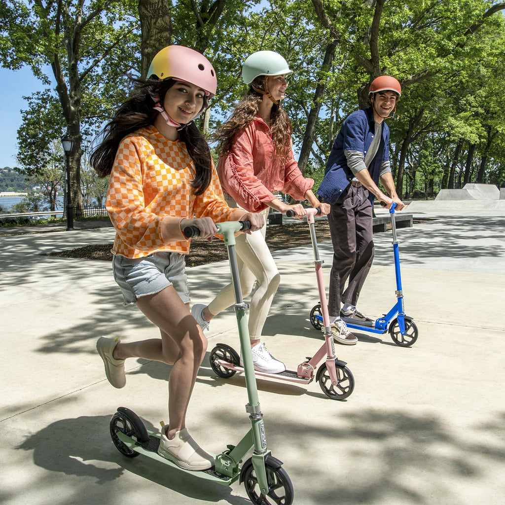 2-Wheel Kick Scooter with Wide Deck and Adjustable Handlebar W93750