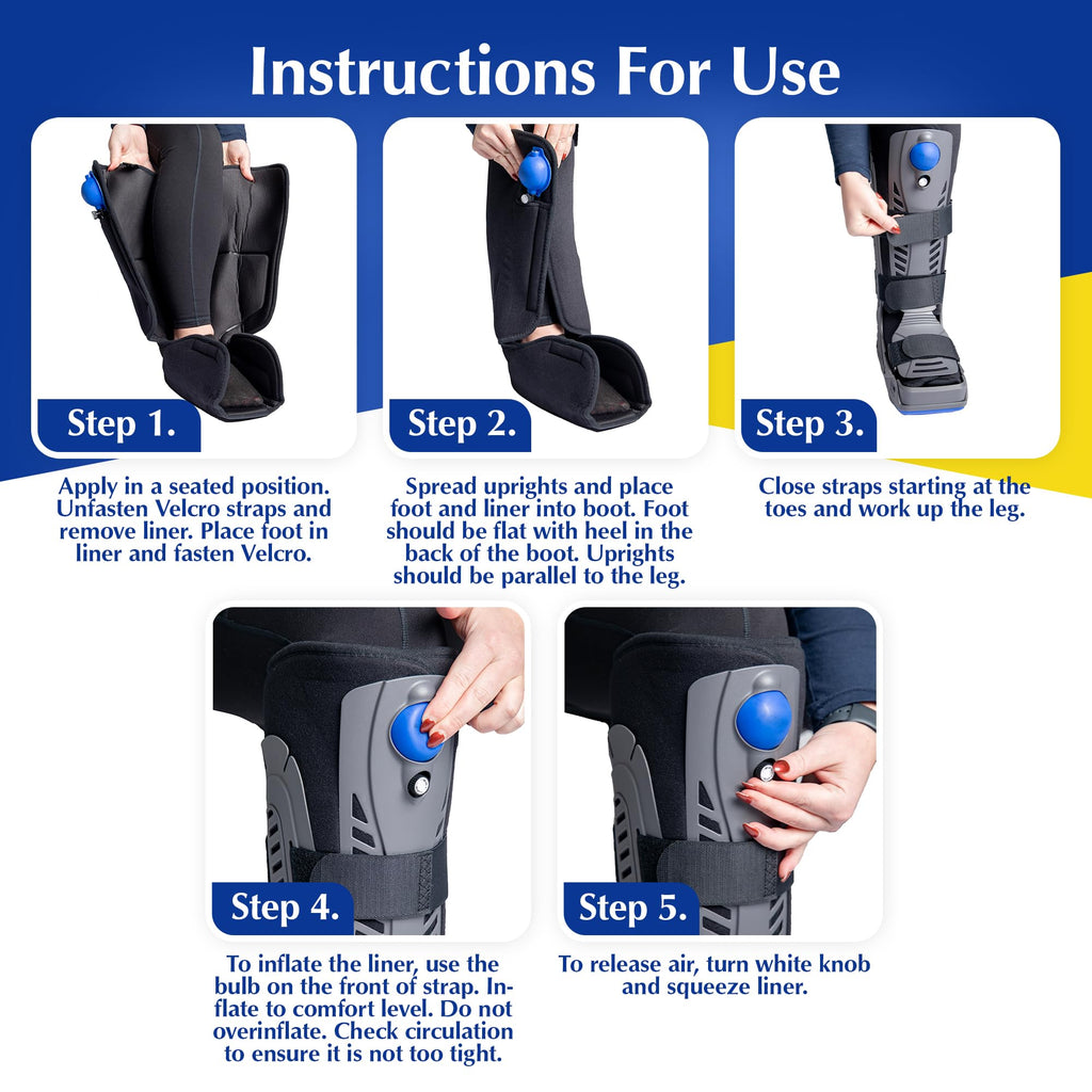Tall Air Pump Walking Boot K634