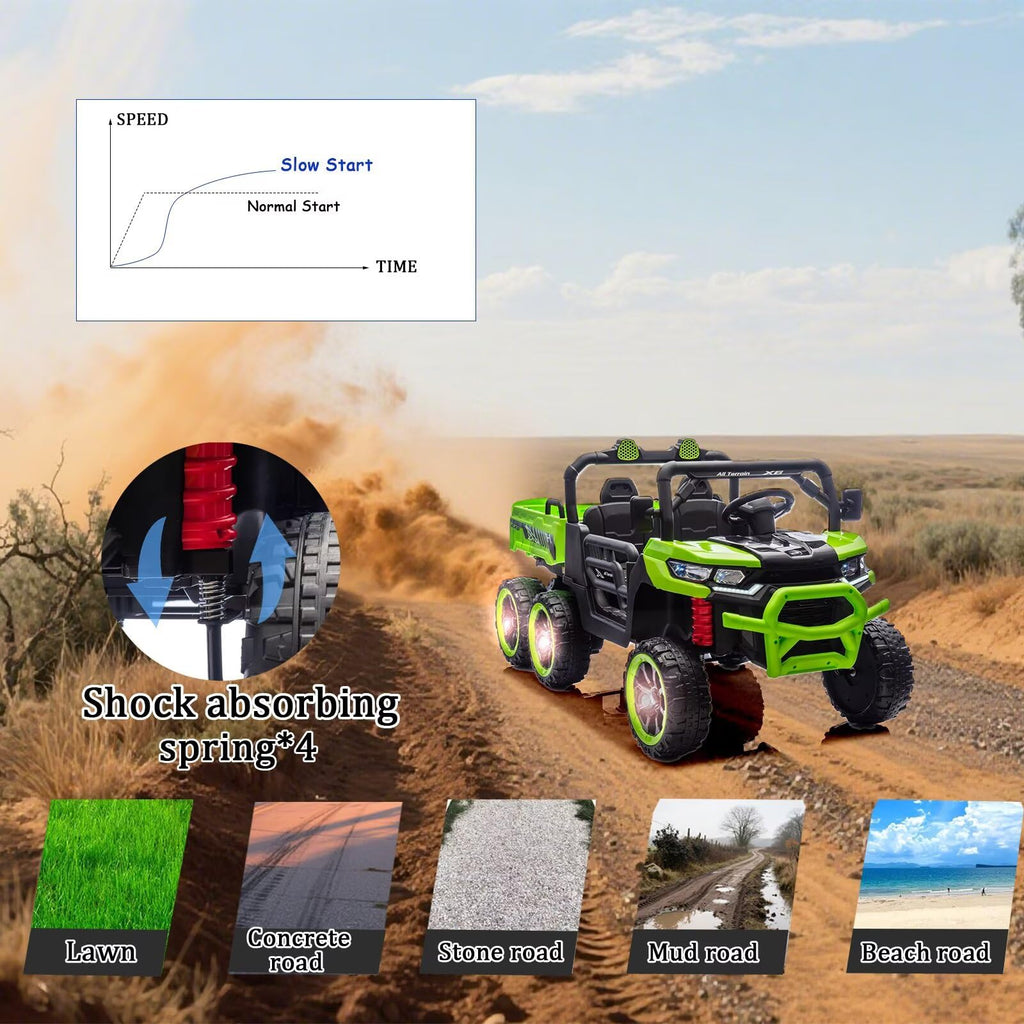 24V 2 Seater Ride On Dump Truck with Dump Bed D289853